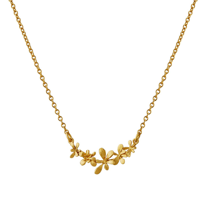 Alex Monroe Sprouting Rosette In-Line Necklace
