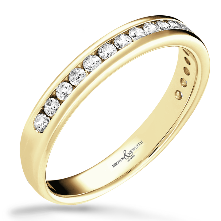 Diamond 0.20ct Synergy 18ct Yellow Gold Half Eternity Ring