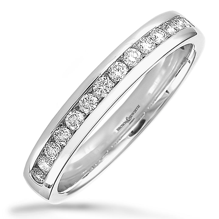 Diamond 0.30ct Synergy Platinum Half Eternity Ring