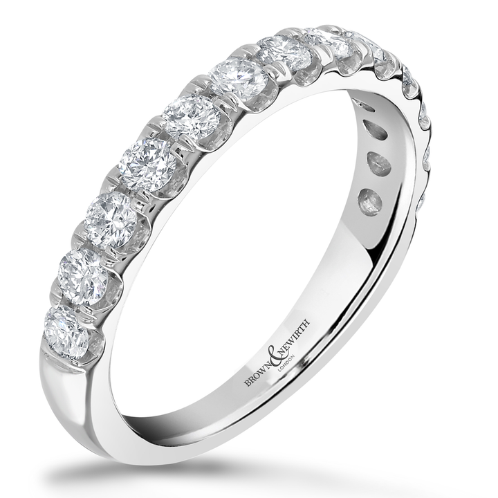 Diamond 0.75ct Serilda Platinum Eternity Ring by Brown & Newirth - Michael Jones Jeweller