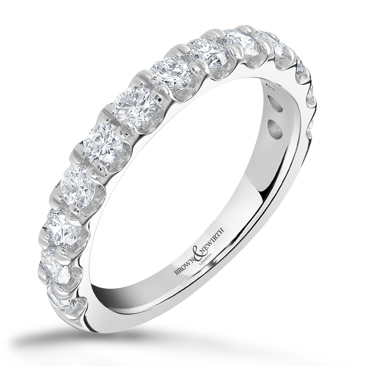 Diamond 1.00ct Serilda Platinum Eternity Ring by Brown & Newirth