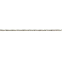 18ct White Gold 16 Inch Hayseed Link Chain