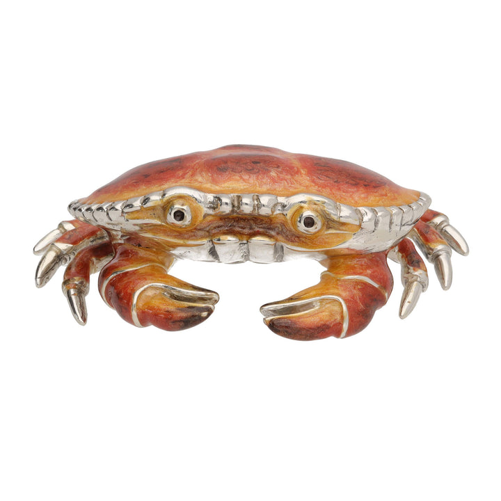 Saturno Silver Enamel Crab ST248-2