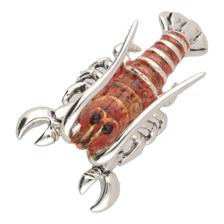 Saturno Silver Enamel Lobster Extra Small ST558