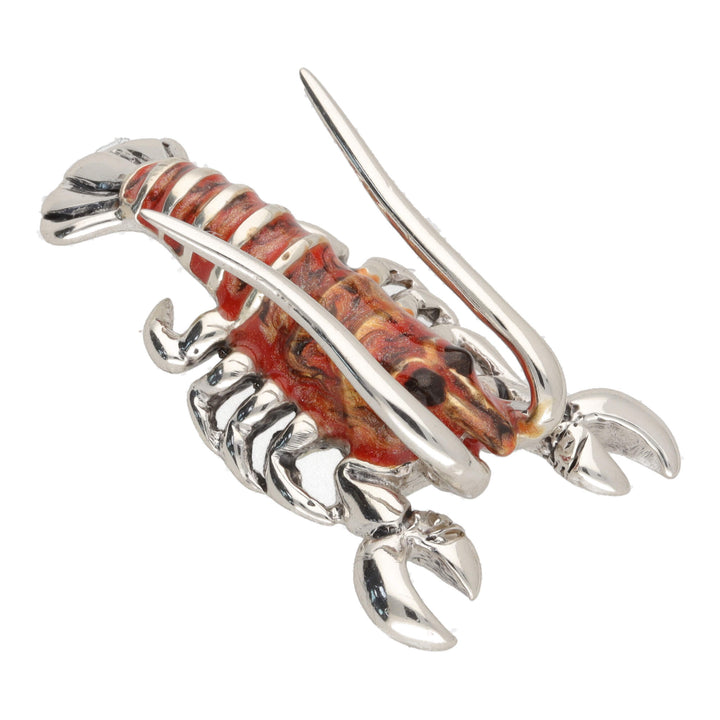 Saturno Silver Enamel Lobster Extra Small ST558