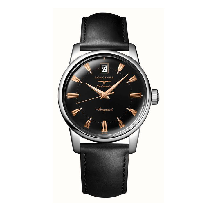Longines CONQUEST HERITAGE Automatic 38mm Watch L16494522 - Michael Jones Jeweller