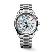 Longines MASTER COLLECTION Automatic Moonphase Chronograph 40mm Watch L26734716 - Michael Jones Jeweller