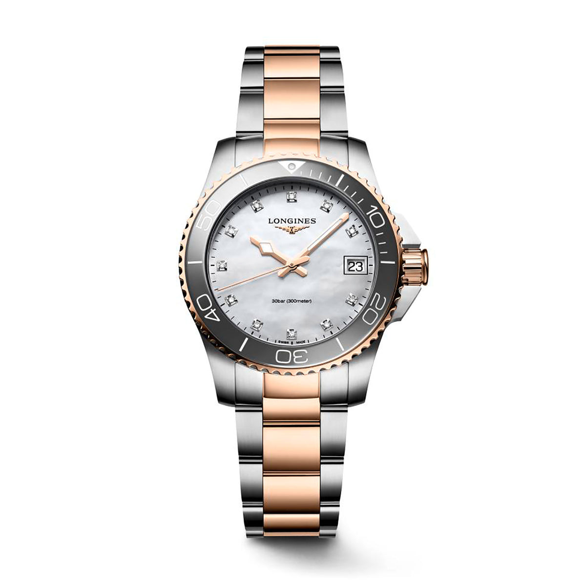 Longines HYDROCONQUEST 32mm Quartz Watch L33703896 - Michael Jones Jeweller