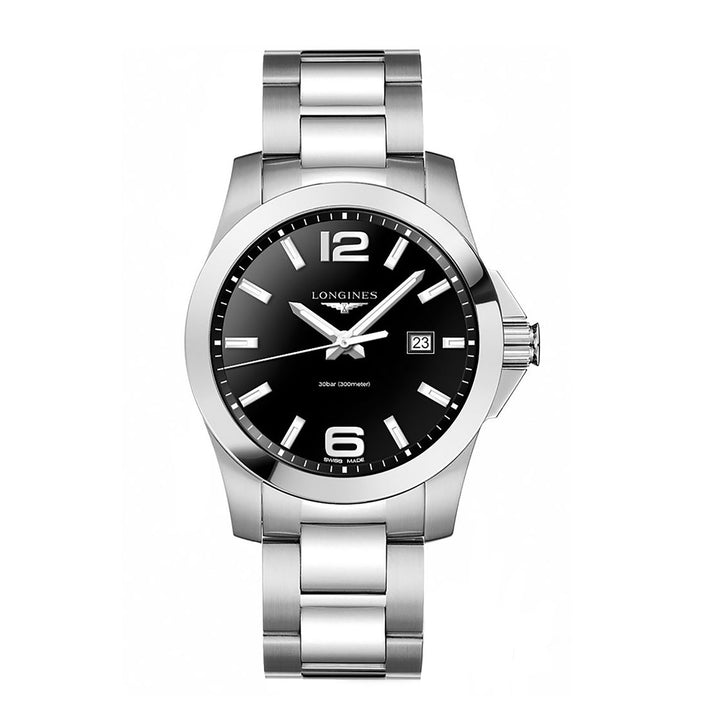 Longines CONQUEST 43mm Quartz Watch L37604566 - Michael Jones Jeweller