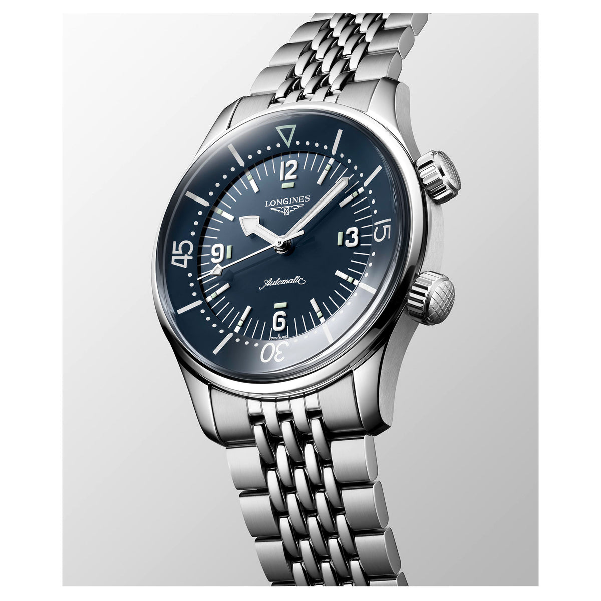 Longines HERITAGE LEGEND DIVER Automatic 39mm Watch L37644906 - Michael Jones Jeweller