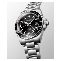 Longines HYDROCONQUEST GMT Automatic 41mm Watch L37904566 - Michael Jones Jeweller