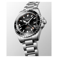 Longines HYDROCONQUEST GMT Automatic 41mm Watch L37904566 - Michael Jones Jeweller