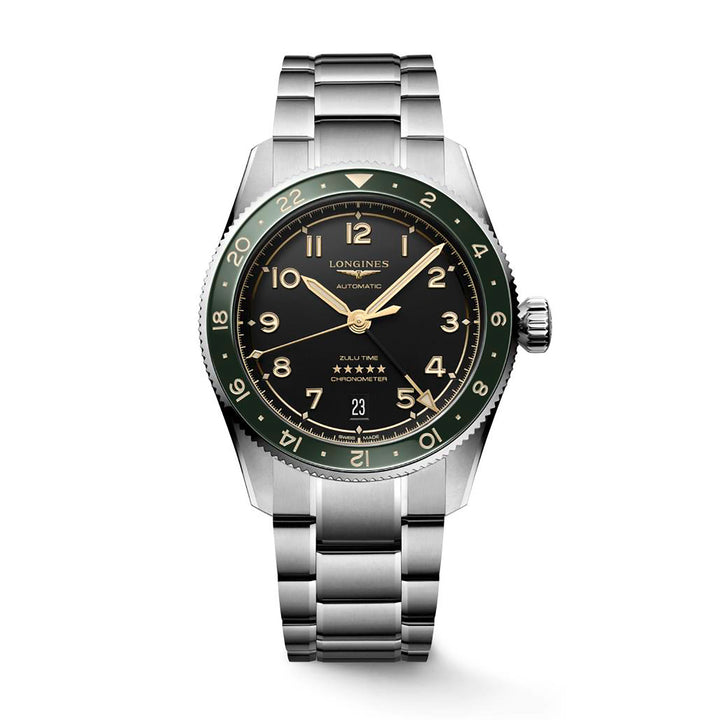 Longines SPIRIT ZULU TIME Automatic 39mm Watch L38024636 - Michael Jones Jeweller