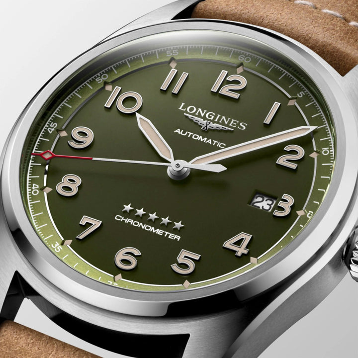 Longines SPIRIT 42mm Automatic Watch L38114032 - Michael Jones Jeweller