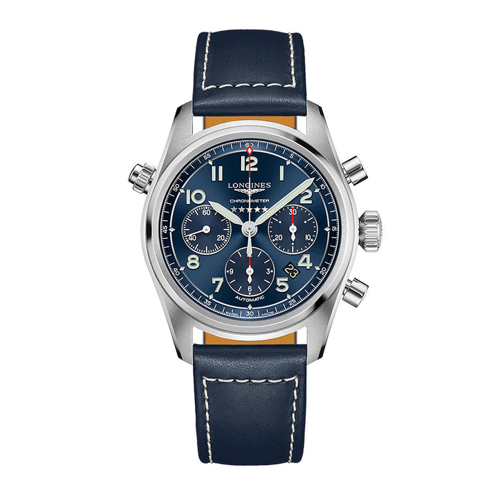Longines SPIRIT 42mm Automatic Watch L38204930 - Michael Jones Jeweller
