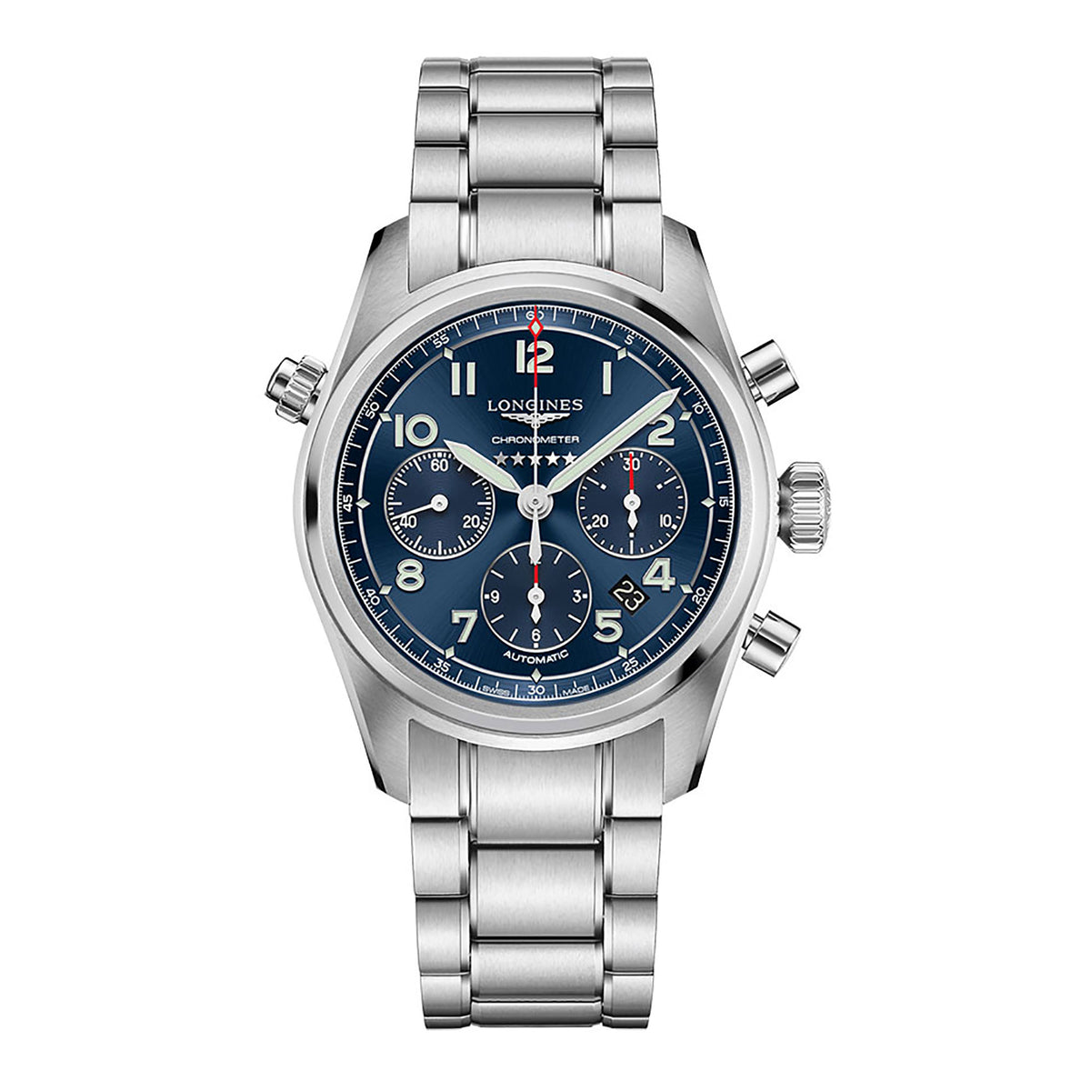 Longines SPIRIT 42mm Automatic Watch L38204936 - Michael Jones Jeweller