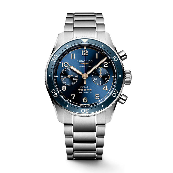 Longines SPIRIT FLYBACK 42mm Automatic Watch L38214936 - Michael Jones Jeweller