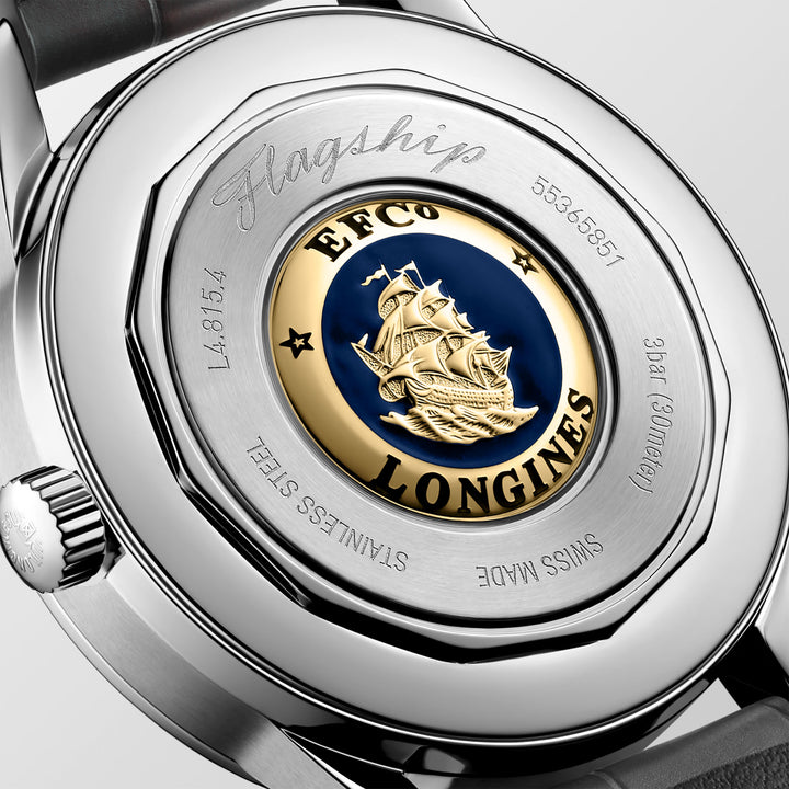 Longines FLAGSHIP HERITAGE 38.5mm Automatic Watch L48154722 - Michael Jones Jeweller