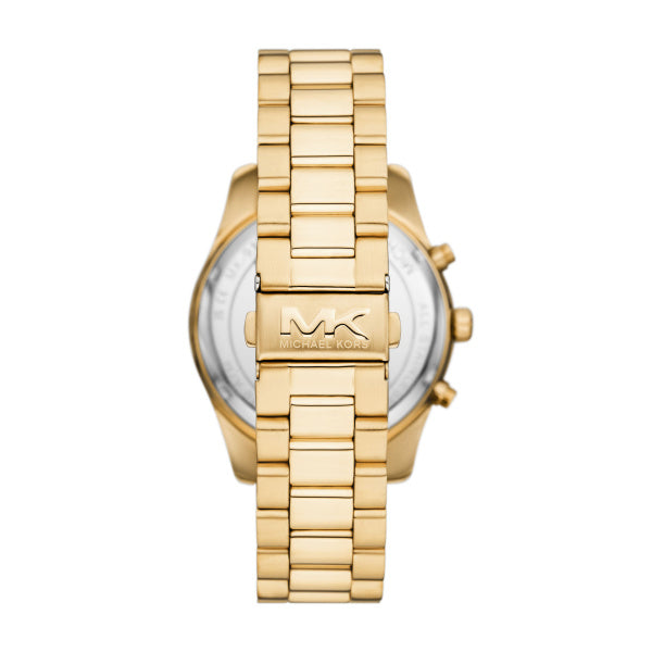 Michael Kors Lexington 44mm Gold-Tone Chronograph Quartz Watch MK9153