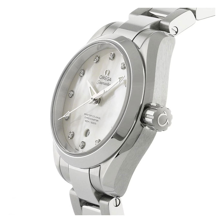 OMEGA Seamaster Aqua Terra Master Co-Axial 34mm O23110342055002 - Michael Jones Jeweller