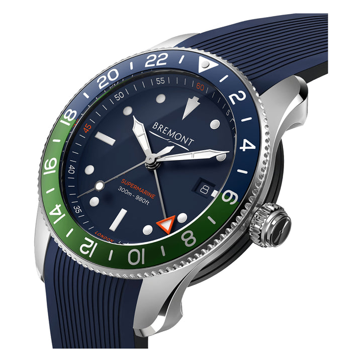 Bremont Supermarine S302 GMT Automatic Watch S302-BLGN-R-S - Michael Jones Jeweller