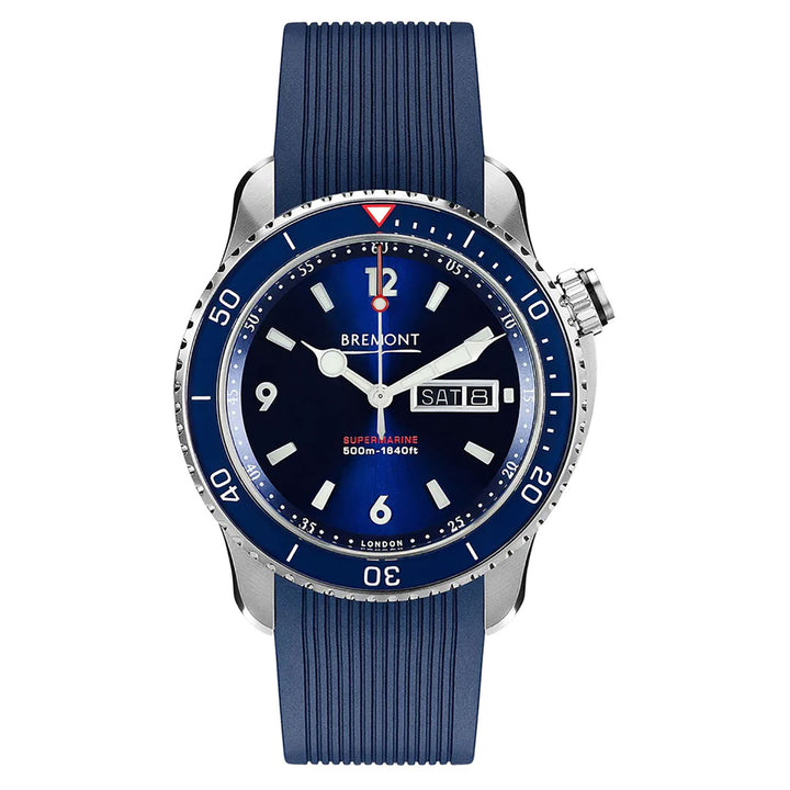 Bremont Supermarine S500 Chronometer Automatic Watch S500-BL-2018-R-S - Michael Jones Jeweller