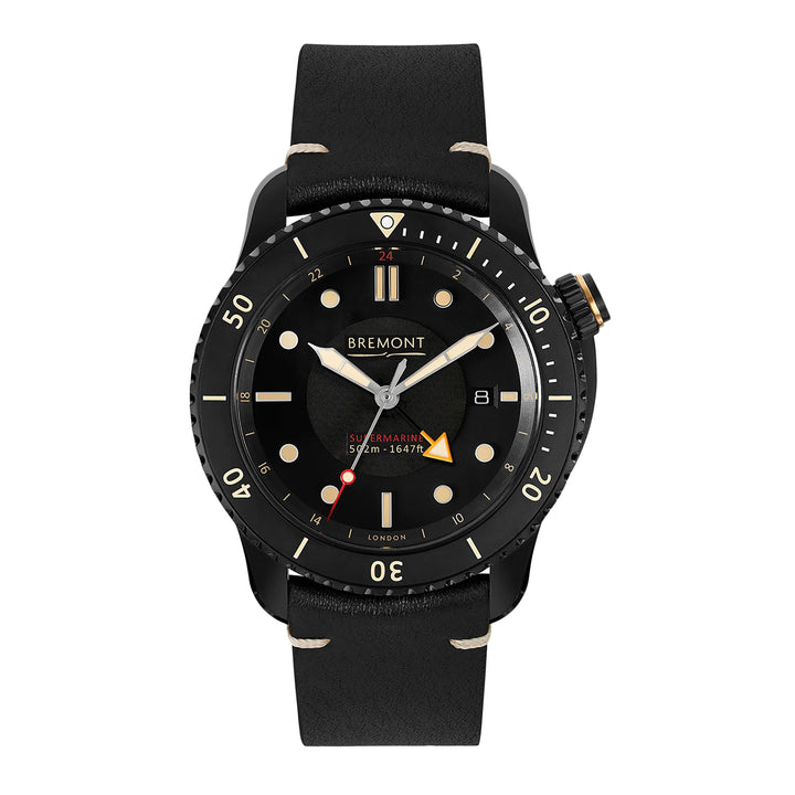 Bremont S502 Jet Automatic Watch S502-JET-VINTAGE-R-S - Michael Jones Jeweller
