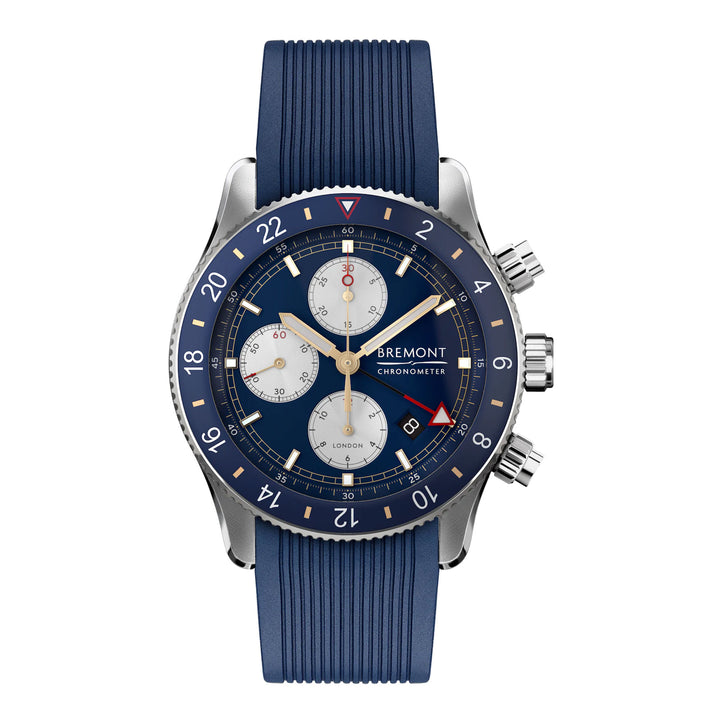 Bremont Supermarine Chronograph Automatic Watch SMARINECHRONO-BL-R-S