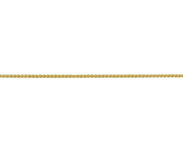 9ct Yellow Gold 18 Inch Spiga Link Chain