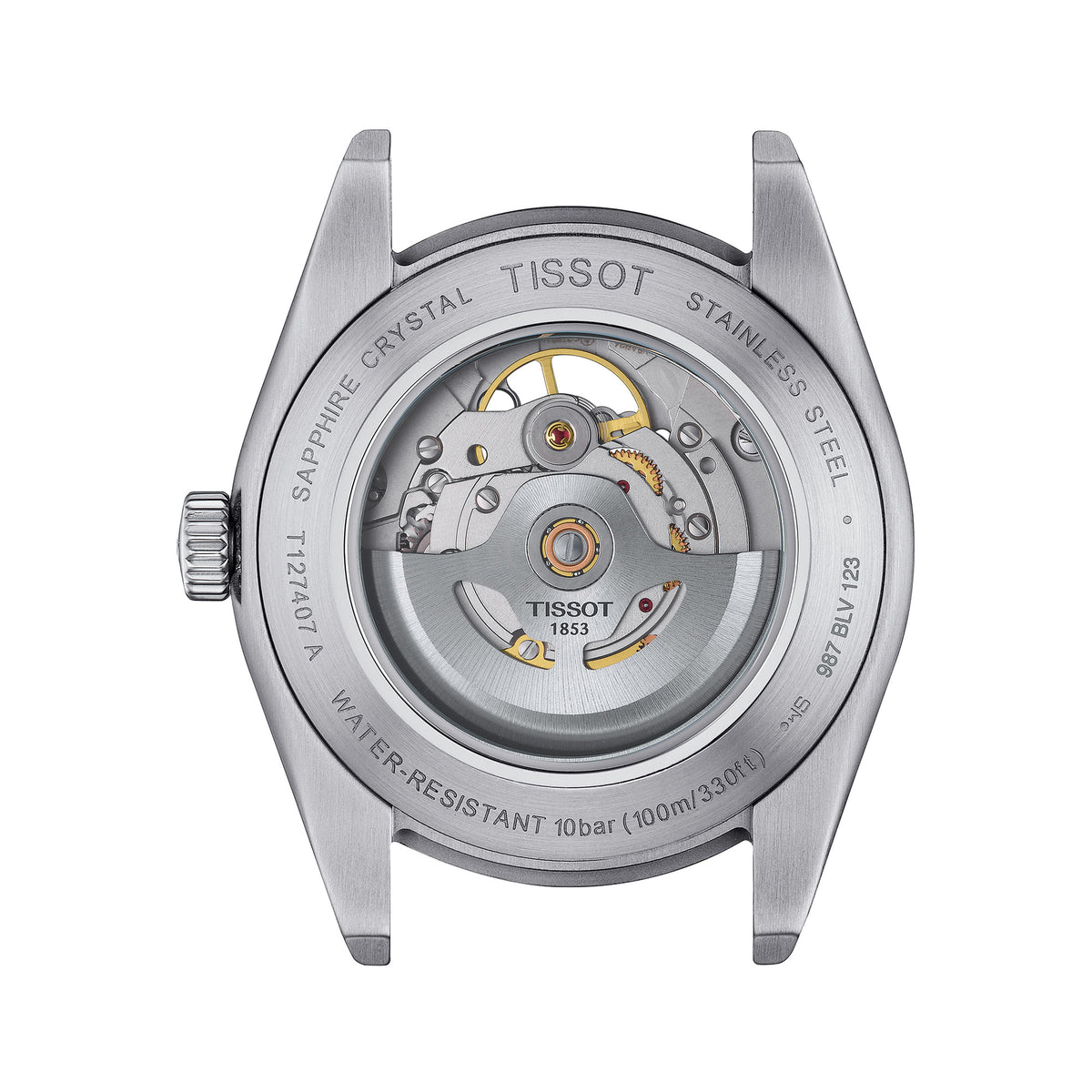 Tissot Gentlemen Powermatic 80 Open Heart Watch T1274071108100 - Michael Jones Jeweller
