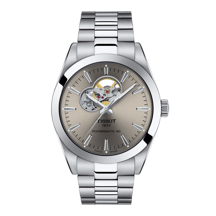 Tissot Gentlemen Powermatic 80 Open Heart Watch T1274071108100