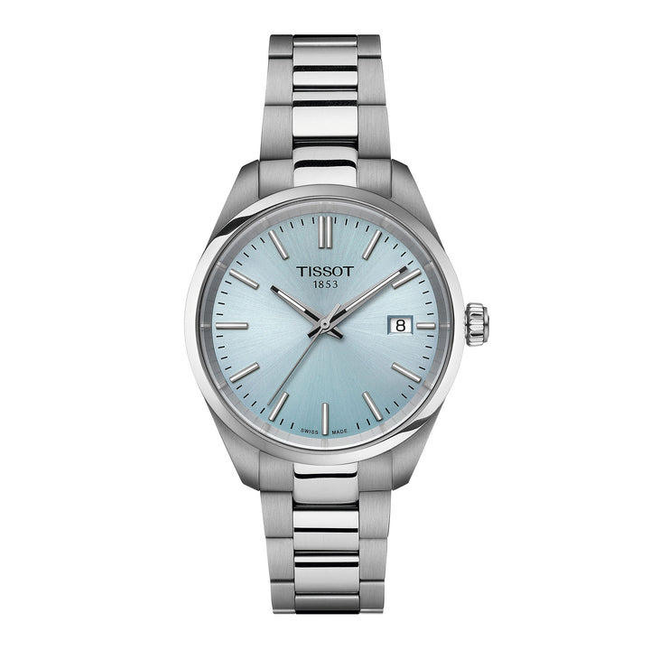Tissot PR 100 34mm Ice Blue Quartz Watch T1502101135100 - Michael Jones Jeweller