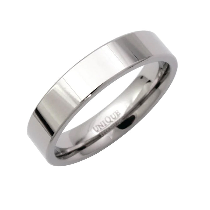 Titanium 5mm Polished Ring