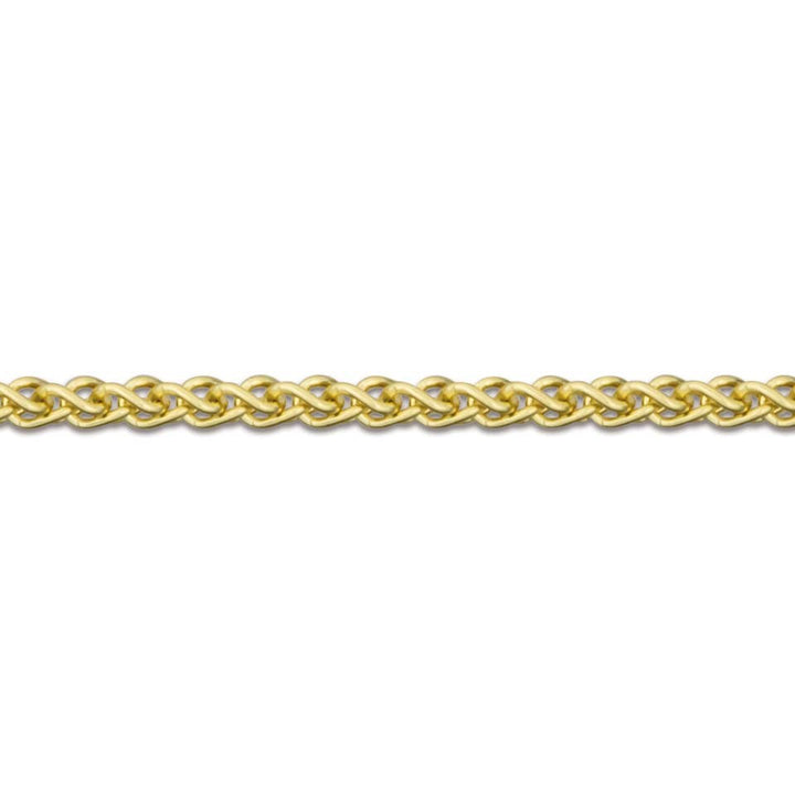 18ct Yellow Gold 18 Inch Spiga Link Chain - Michael Jones Jeweller