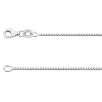 18ct White Gold 16 Inch Franco Link Chain - Michael Jones Jeweller