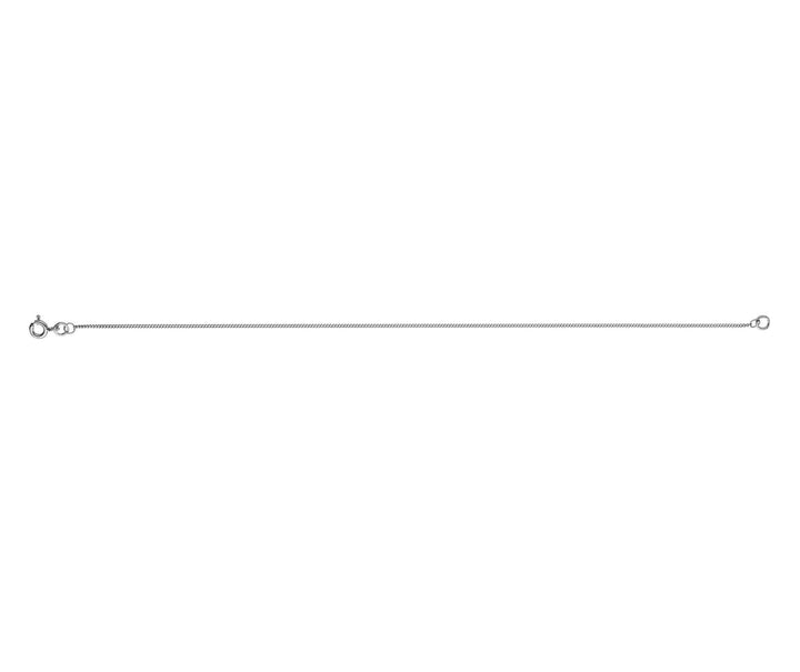 18ct White Gold 16 Inch Curb Link Chain - Michael Jones Jeweller
