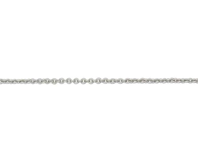9ct White Gold 16 Inch Trace Link Chain - Michael Jones Jeweller
