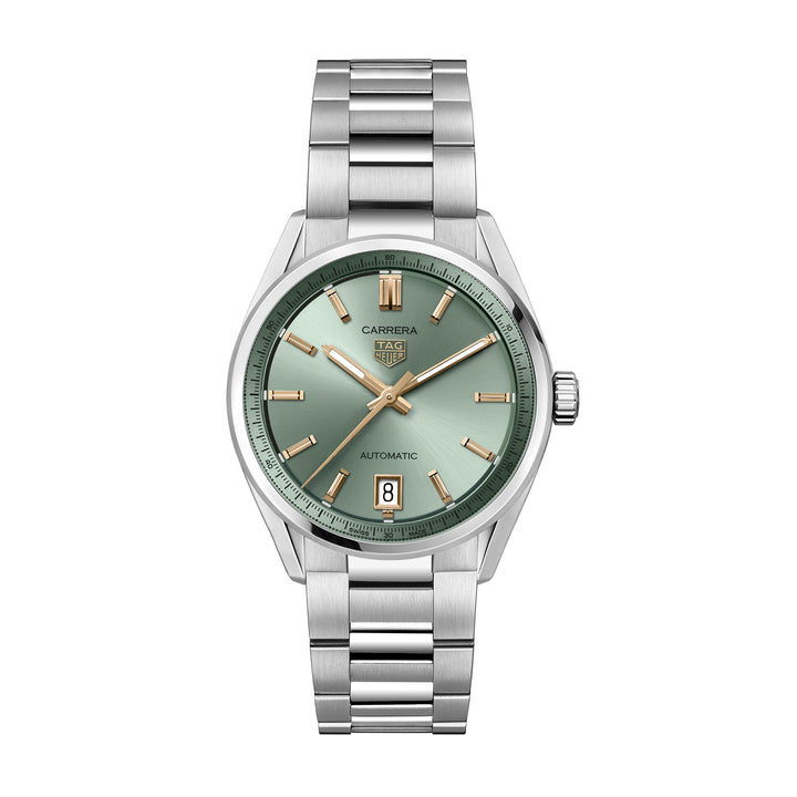 TAG Heuer Carrera Date 36mm 50m Automatic Watch WBN2312.BA0001 - Michael Jones Jeweller