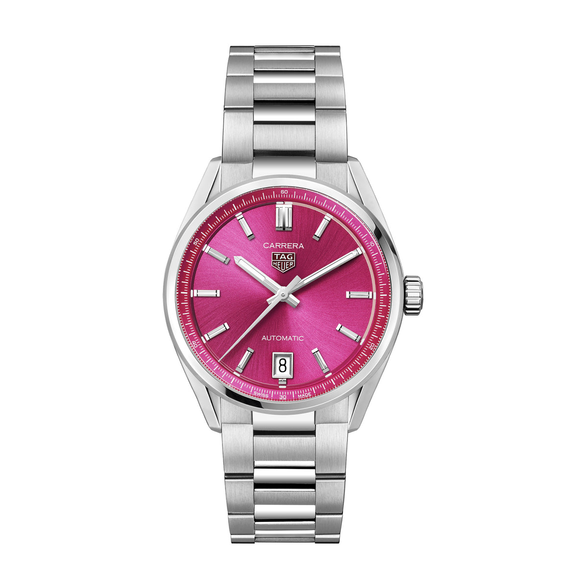 TAG Heuer Carrera Date 36mm 50m Automatic Watch WBN2313.BA0001 - Michael Jones Jeweller