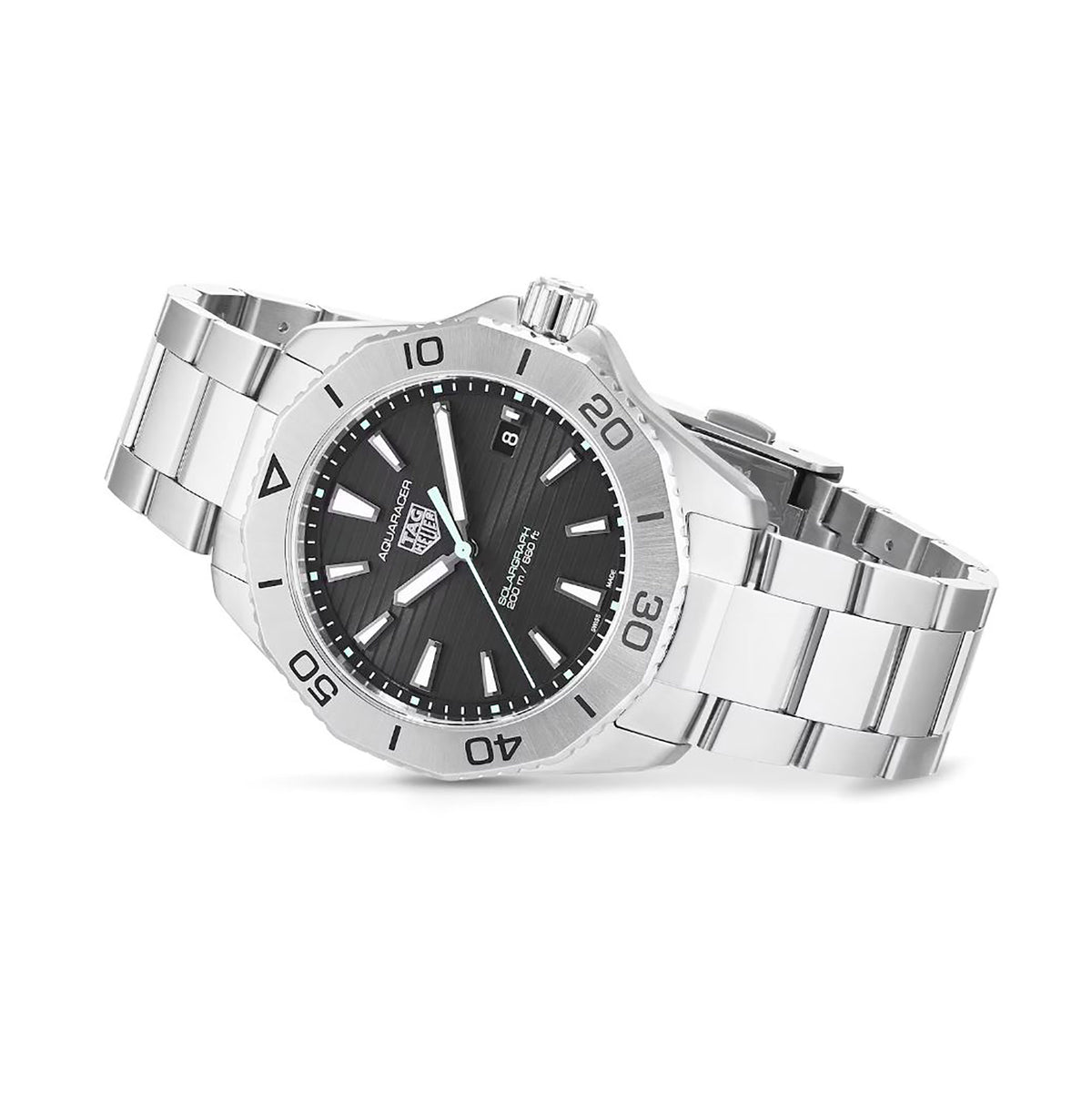 TAG Heuer Aquaracer Professional 200 Solargraph Quartz Watch WBP1114.BA0000 - Michael Jones Jeweller