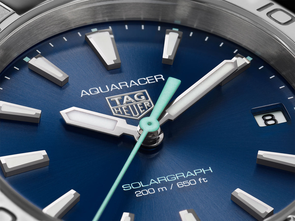 TAG Heuer Aquaracer Professional 34mm 200m Solargraph Quartz Watch WBP1311.BA0005 - Michael Jones Jeweller