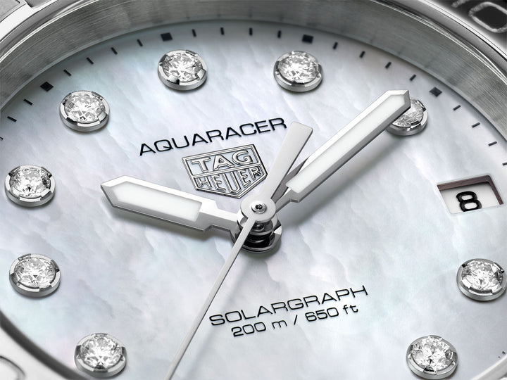 TAG Heuer Aquaracer Professional 34mm 200m Solargraph Quartz Watch WBP1313.BA0005 - Michael Jones Jeweller