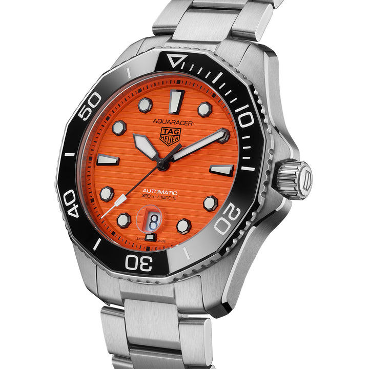 TAG Heuer Aquaracer Professional 43mm 300m Orange Diver Automatic Watch WBP201F.BA0632 - Michael Jones Jeweller