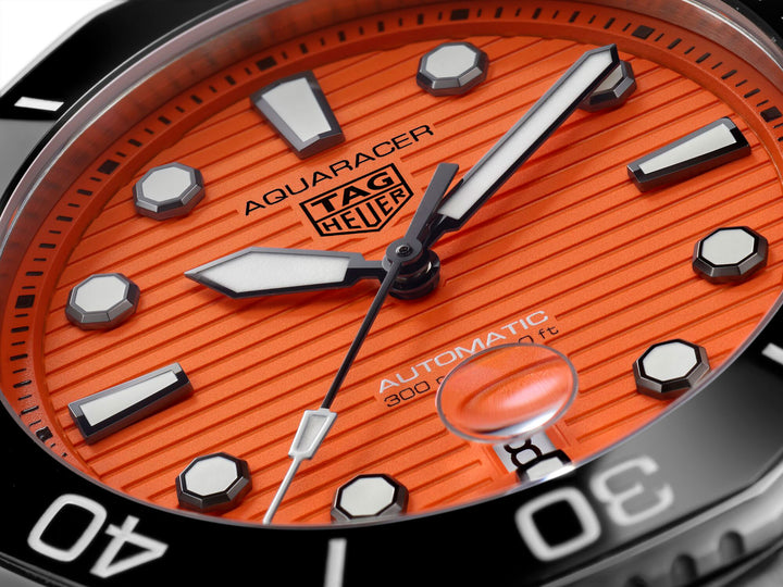 TAG Heuer Aquaracer Professional 43mm 300m Orange Diver Automatic Watch WBP201F.BA0632