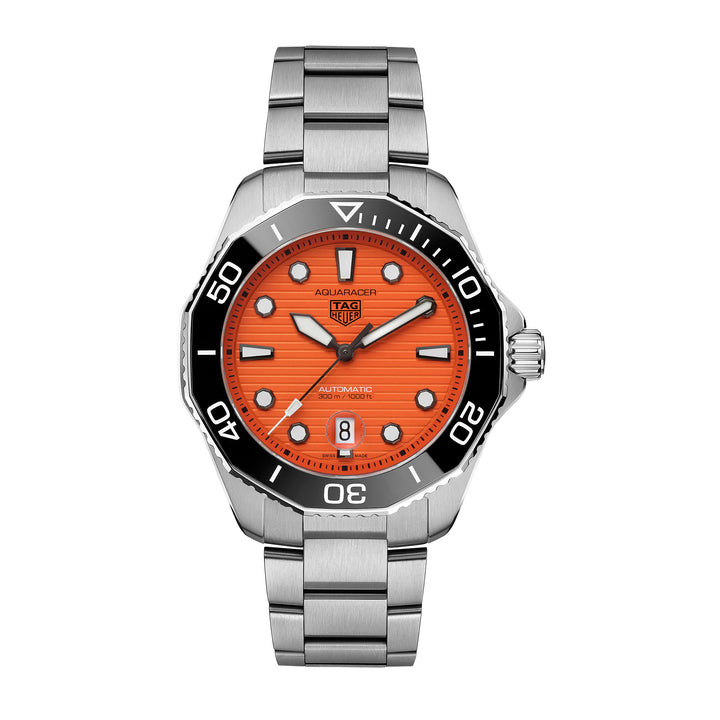 TAG Heuer Aquaracer Professional 43mm 300m Orange Diver Automatic Watch WBP201F.BA0632 - Michael Jones Jeweller