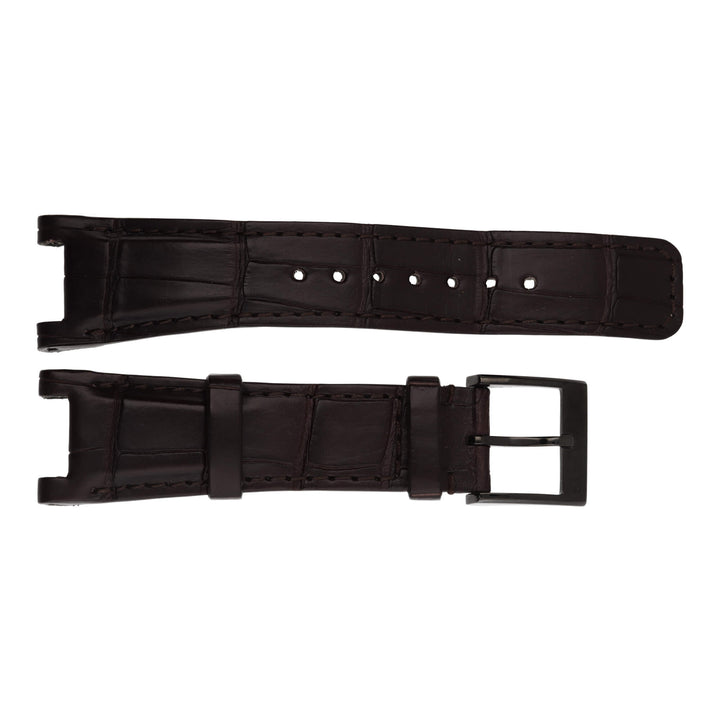 Gucci Watch Strap. Dark Brown Alligator. YDA32129 - Michael Jones Jeweller