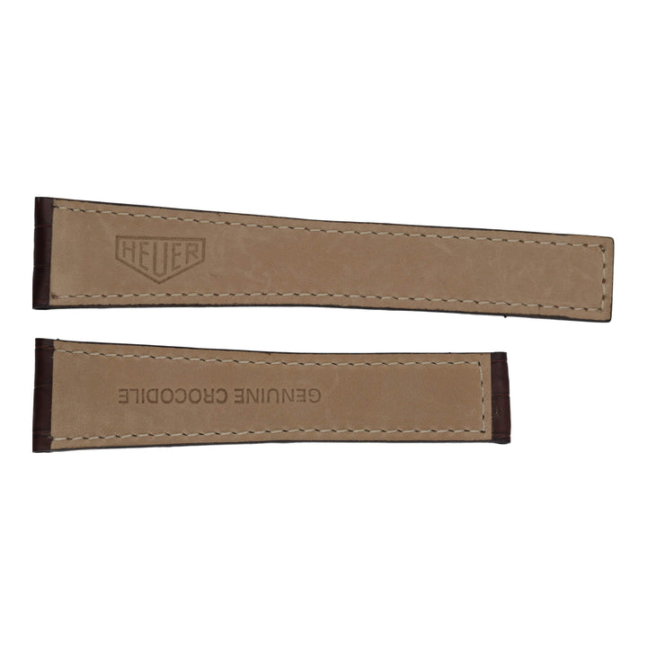 TAG Heuer Watch Strap. Carrera Brown Crocodile 20mm. - Michael Jones Jeweller