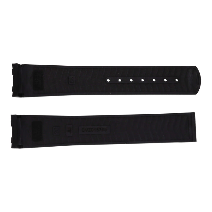 Omega Watch Strap. Black Rubber Omega Seamaster PRO 20mm