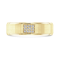 Diamond 0.08ct Eridanus 9ct Yellow Gold Wedding Ring