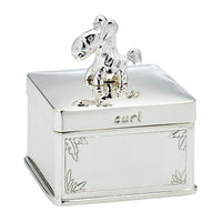 Silver Giraffe and Zebra Tooth and Curl Boxes - Michael Jones Jeweller